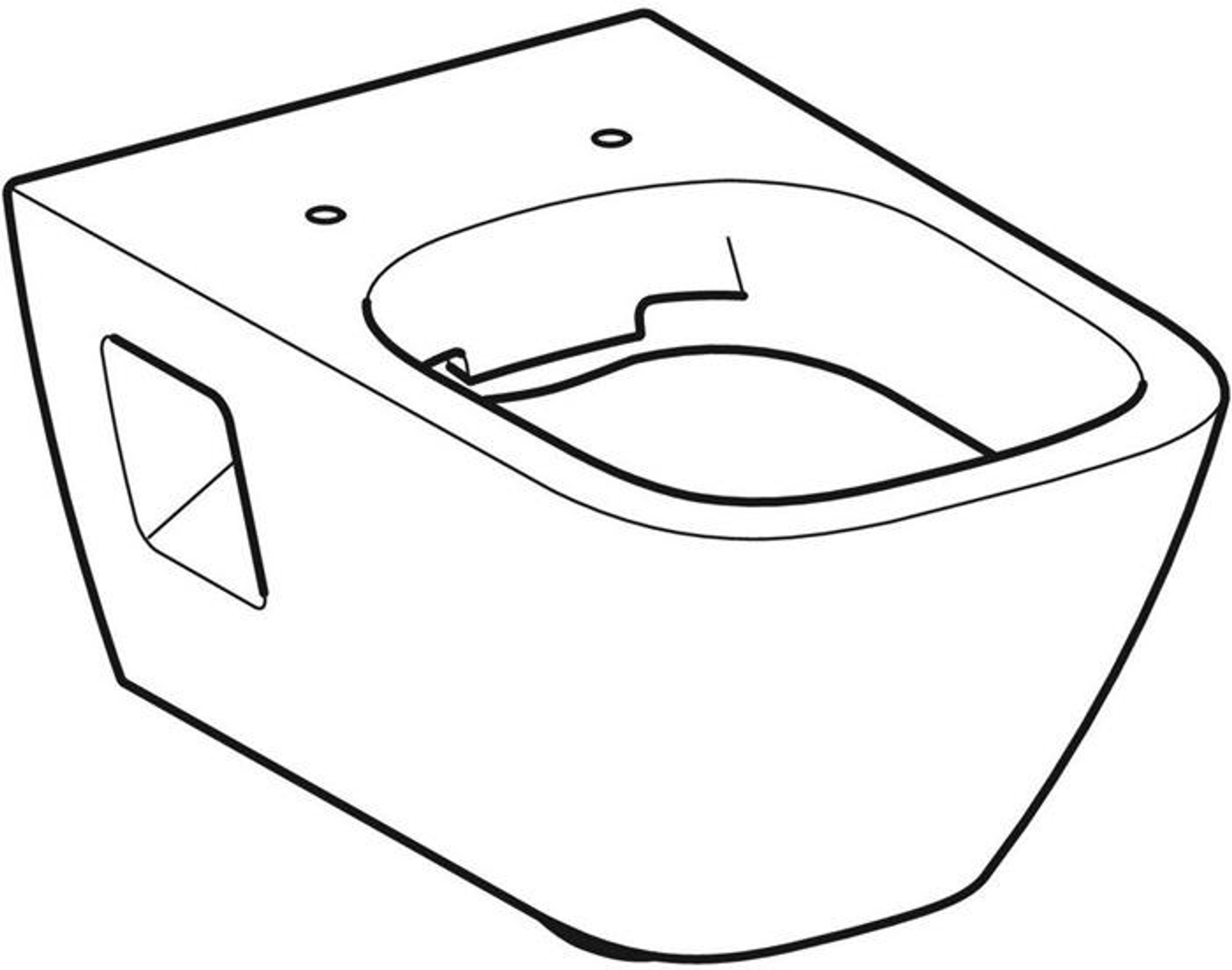 Geberit Wand-Tiefspül-WC RENOVA PLAN Rim