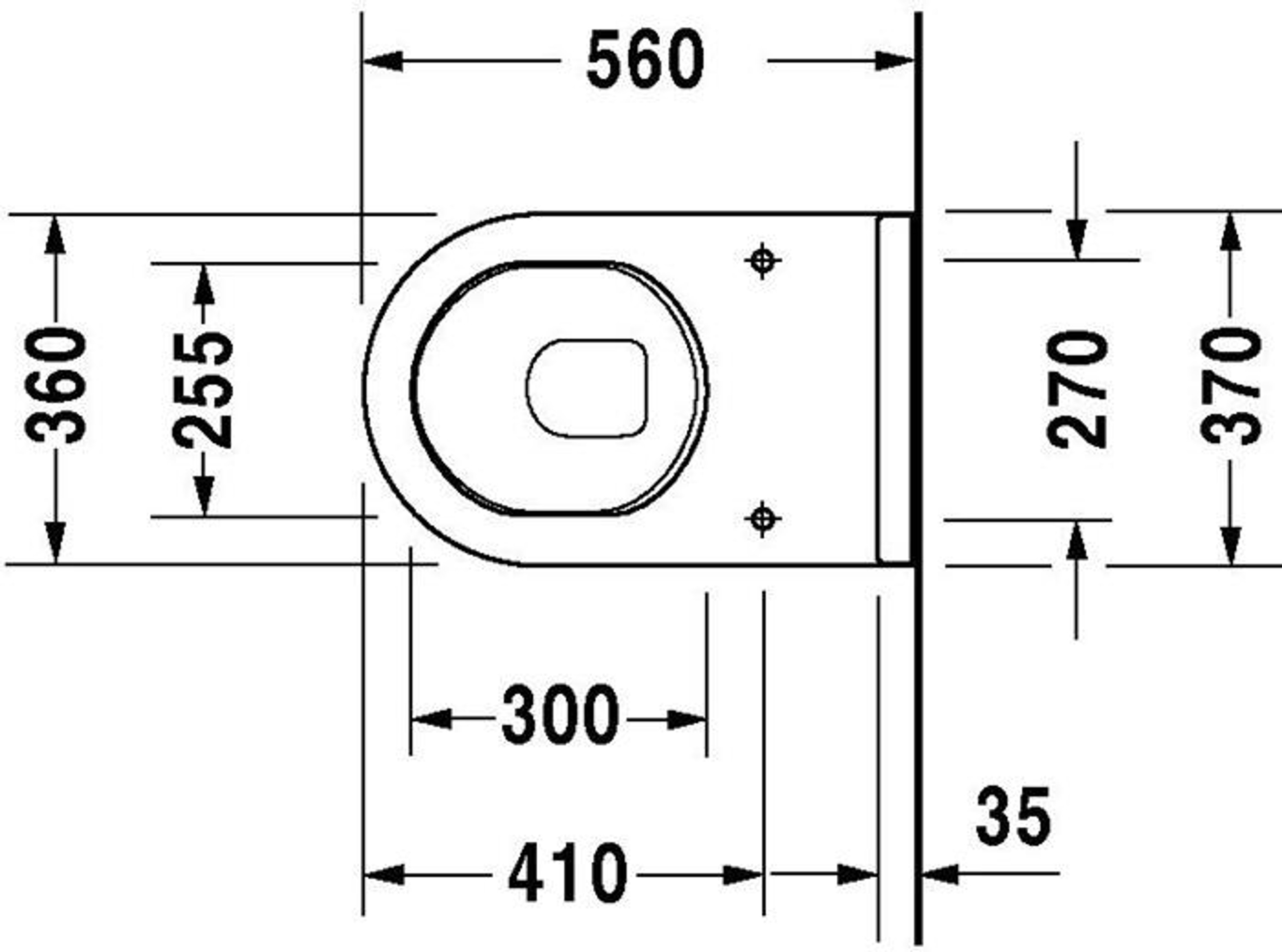 Duravit Stand-WC STARCK 3 ti 360x560mm A