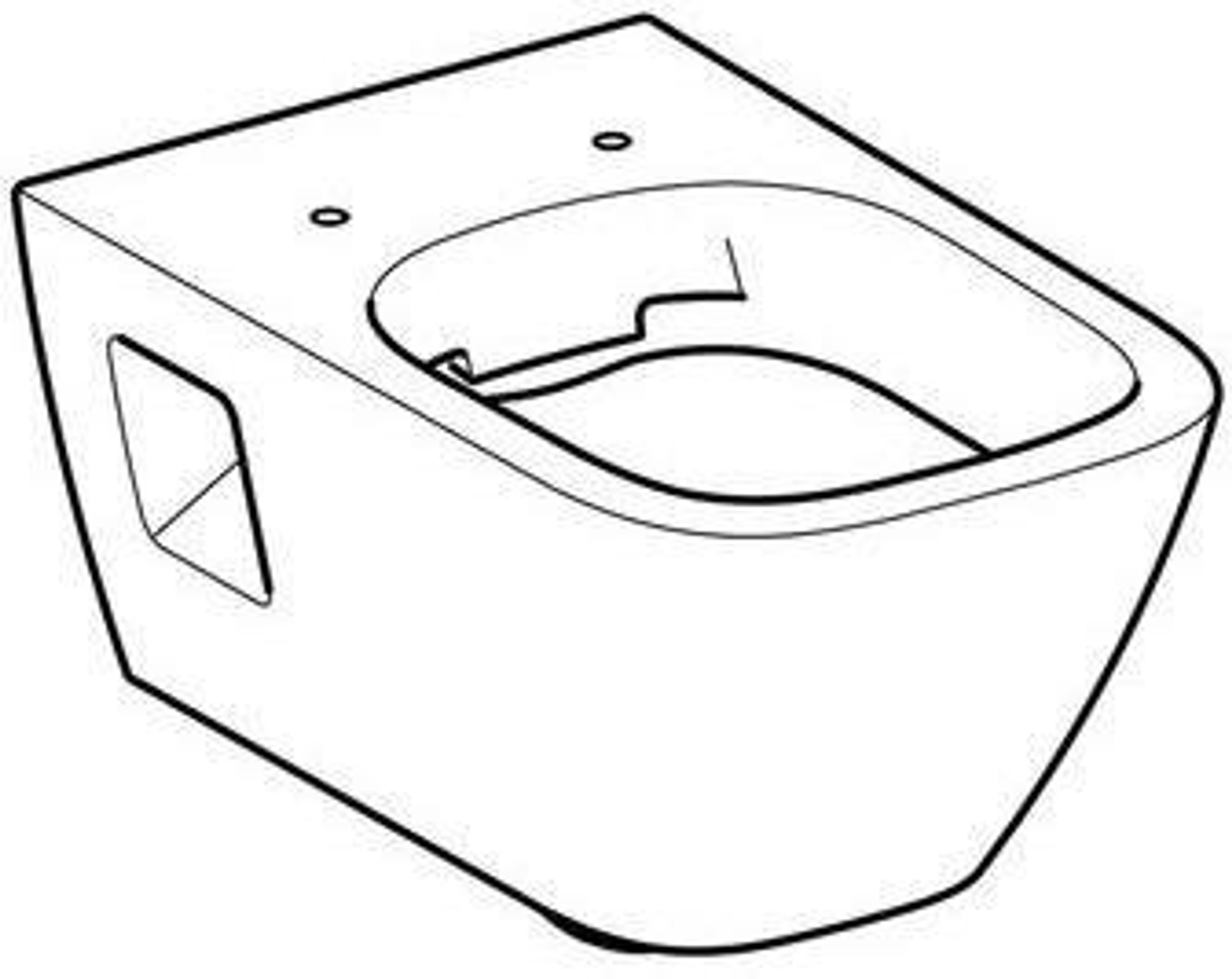 Geberit Wand-Tiefspül-WC RENOVA PLAN Rim