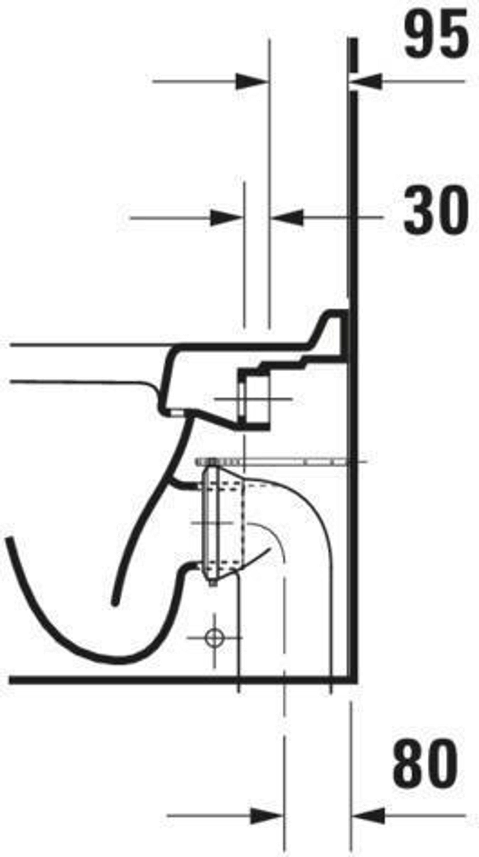 Duravit Stand-WC STARCK 3 ti 360x560mm A