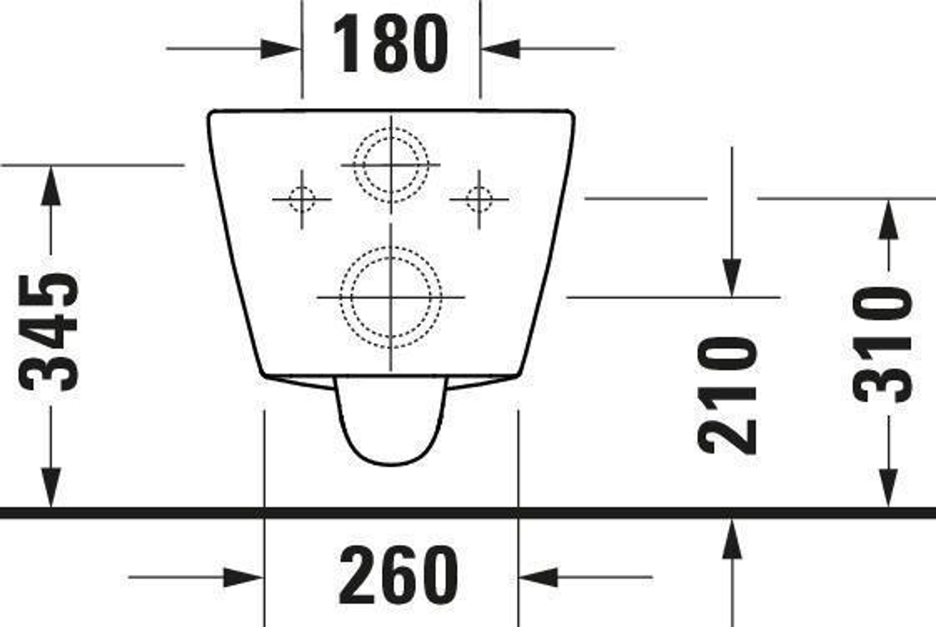 Duravit Wand-Tiefspül-WC D-NEO rimless,