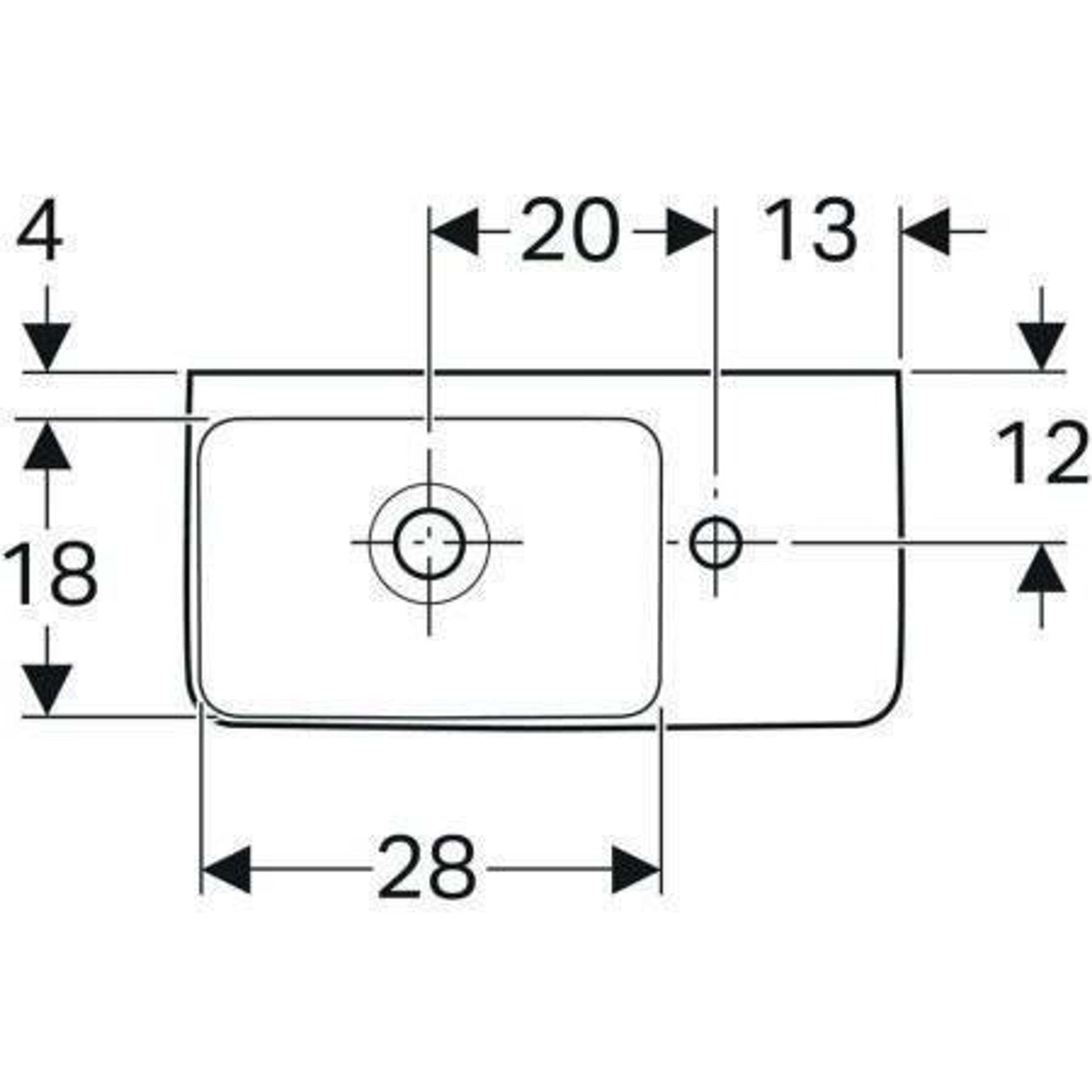 Geberit Handwaschbecken RENOVA COMPACT 5