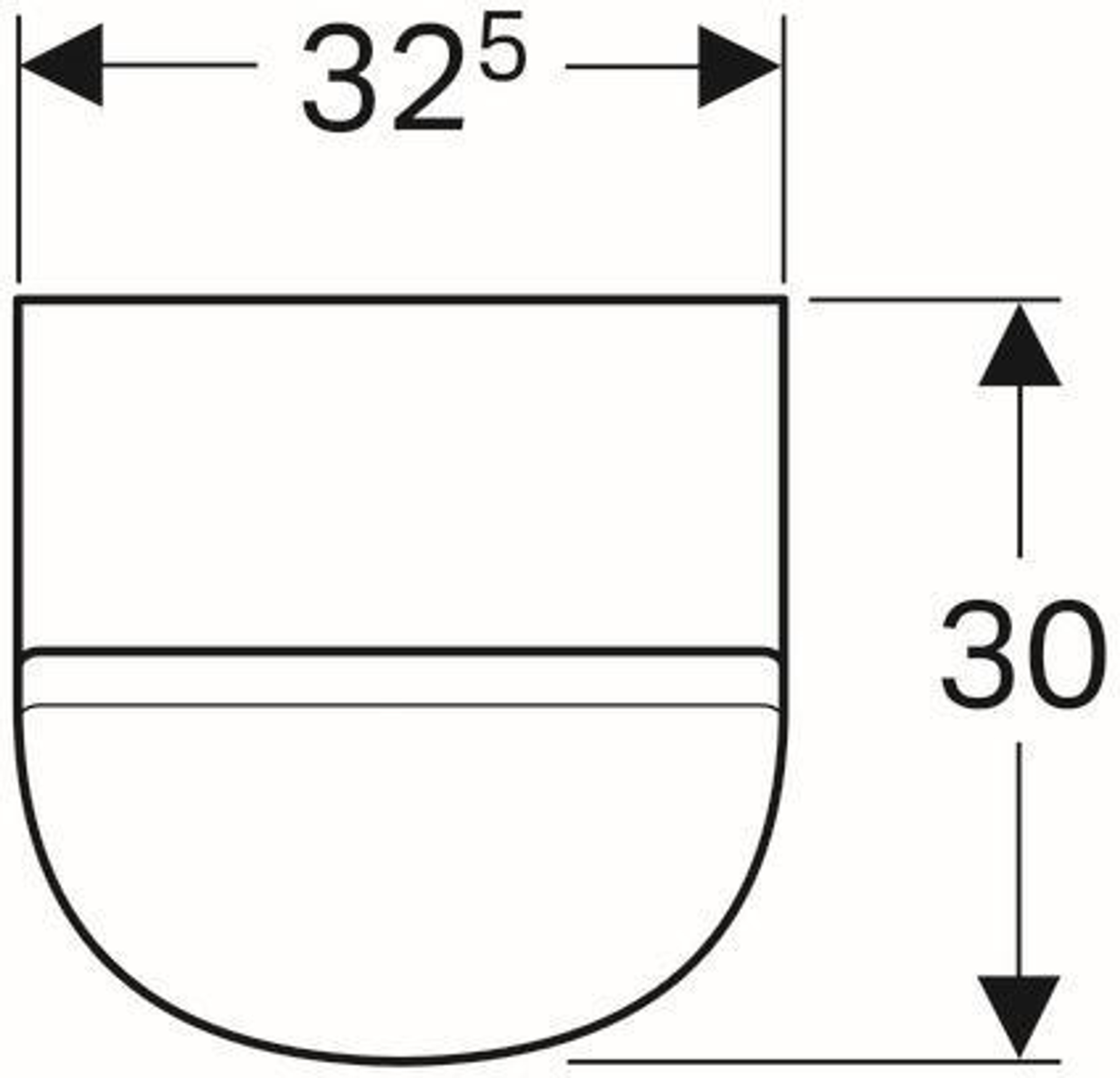 Geberit Urinal RENOVA PLAN m De Zul v hi