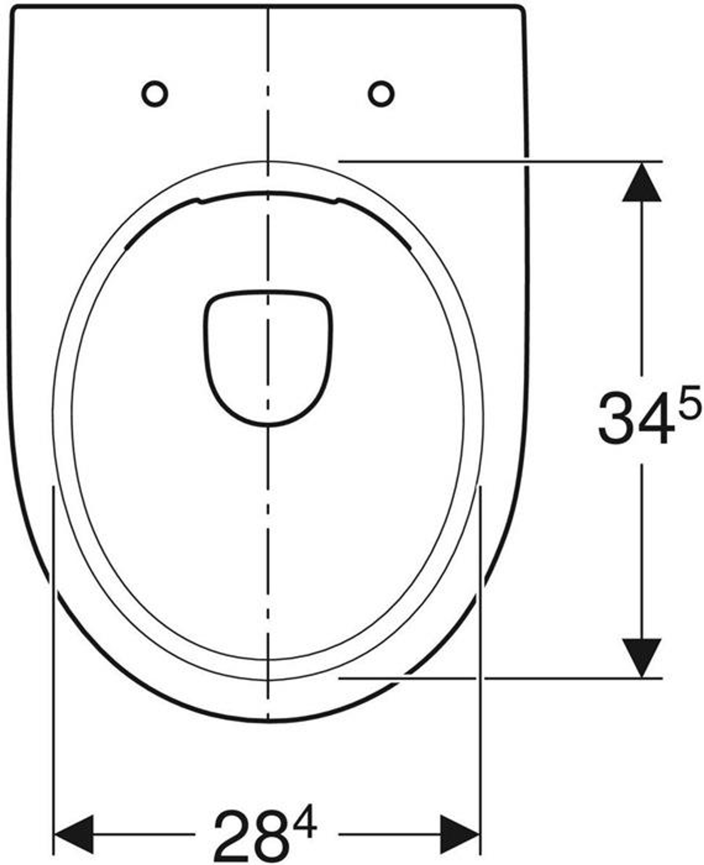 Geberit Stand-Tiefspül-WC RENOVA Ab hori