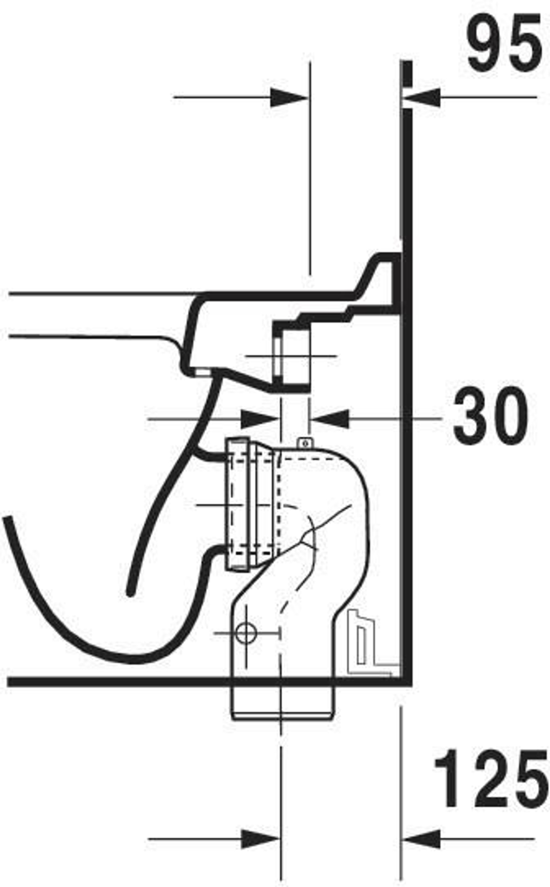 Duravit Stand-WC STARCK 3 ti 360x560mm A