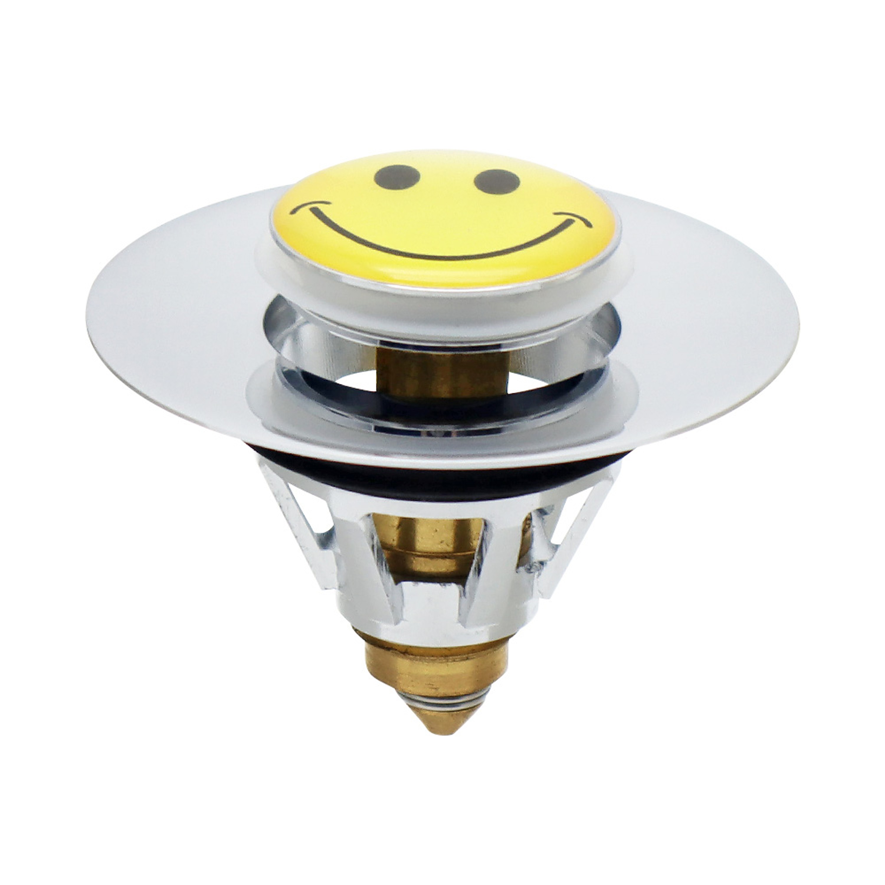 Dusbad Pop Up Universal Waschbeckenstöpsel Smiley 34-38mm