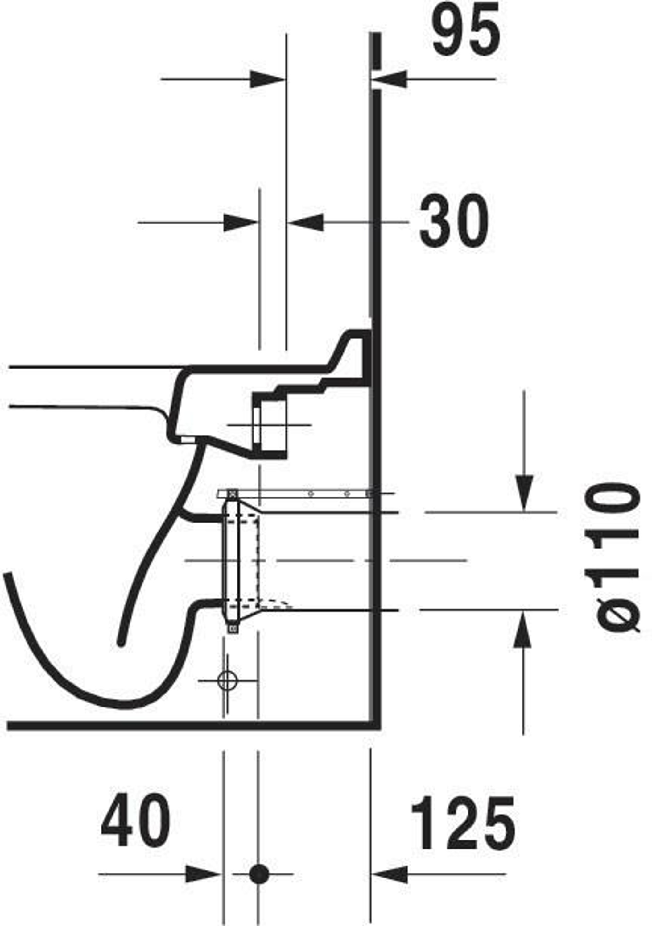 Duravit Stand-WC STARCK 3 ti 360x560mm A