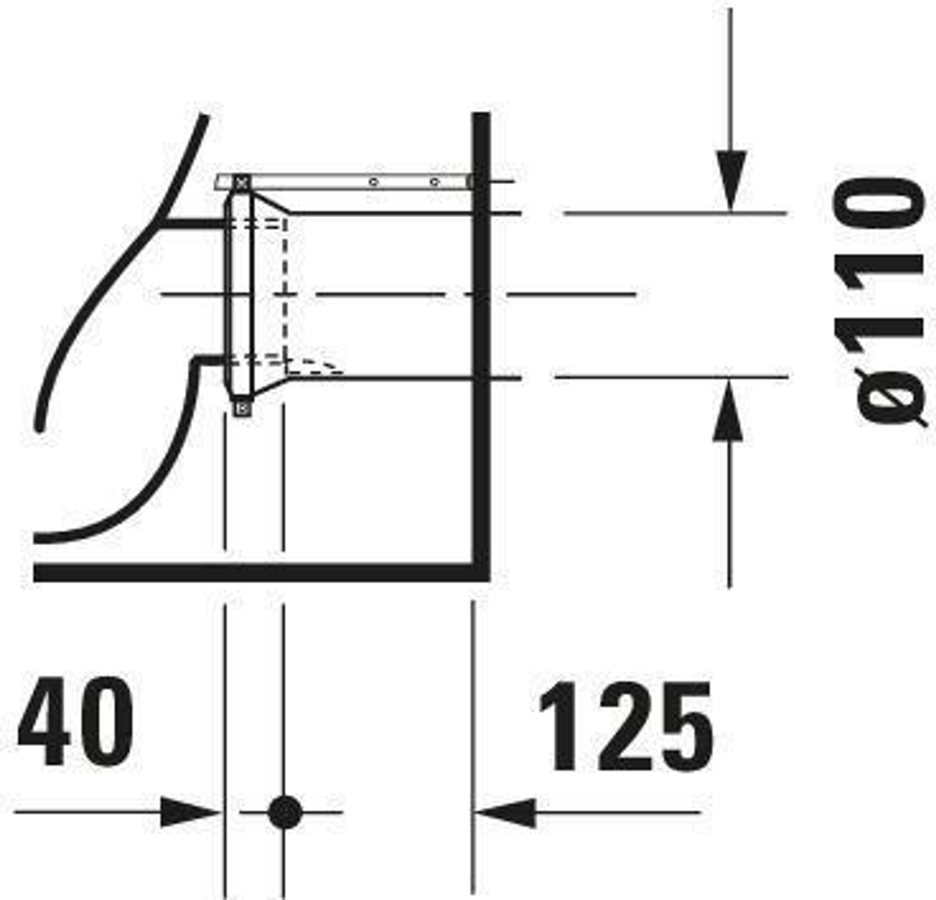 Duravit Stand-WC STARCK 3 ti 360x560mm A