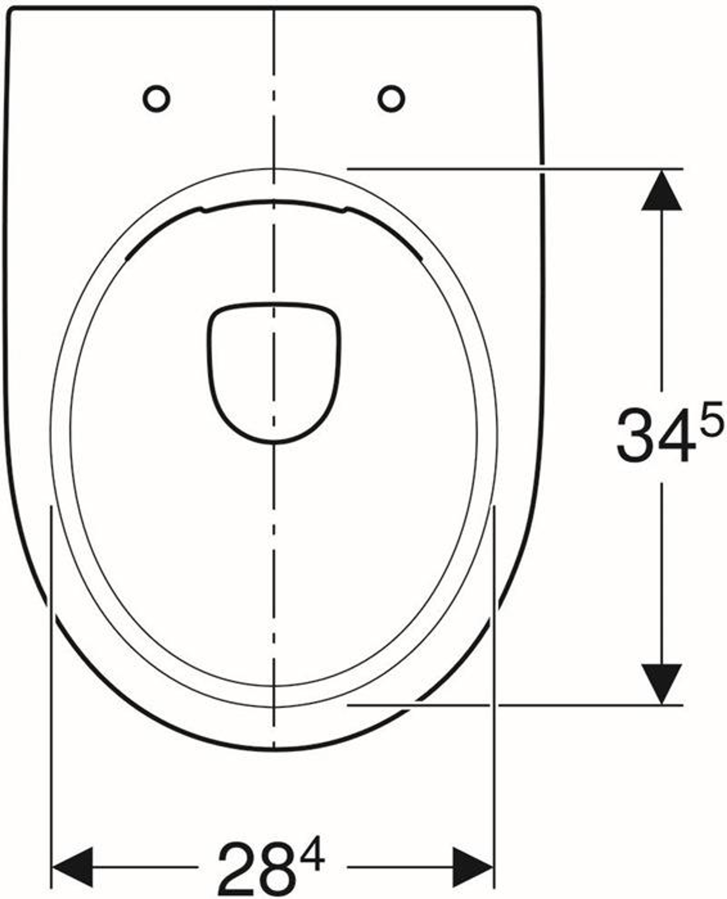 Geberit Stand-Tiefspül-WC RENOVA Ab hori