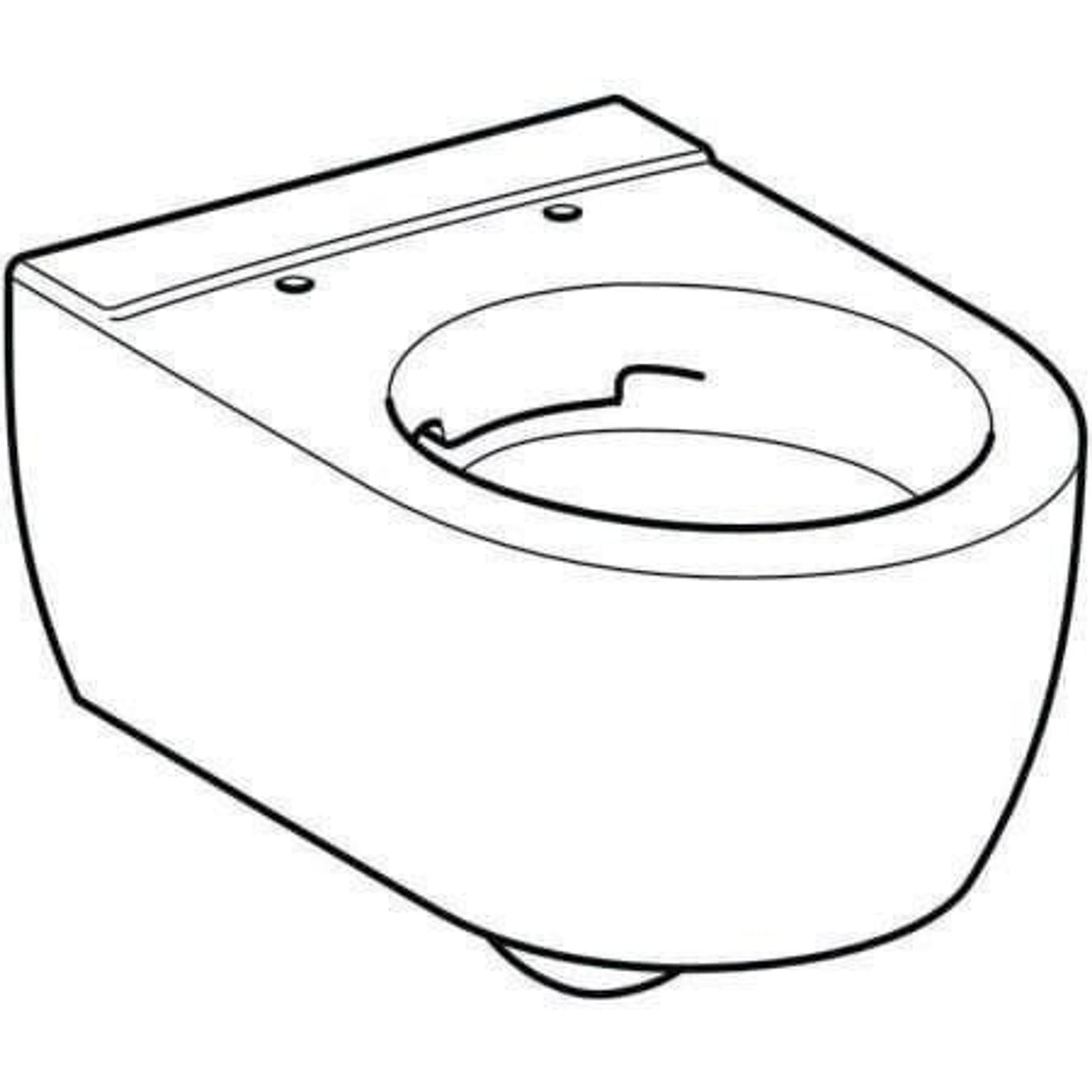 Geberit Wand-Tiefspül-WC iCon Rimfree, g