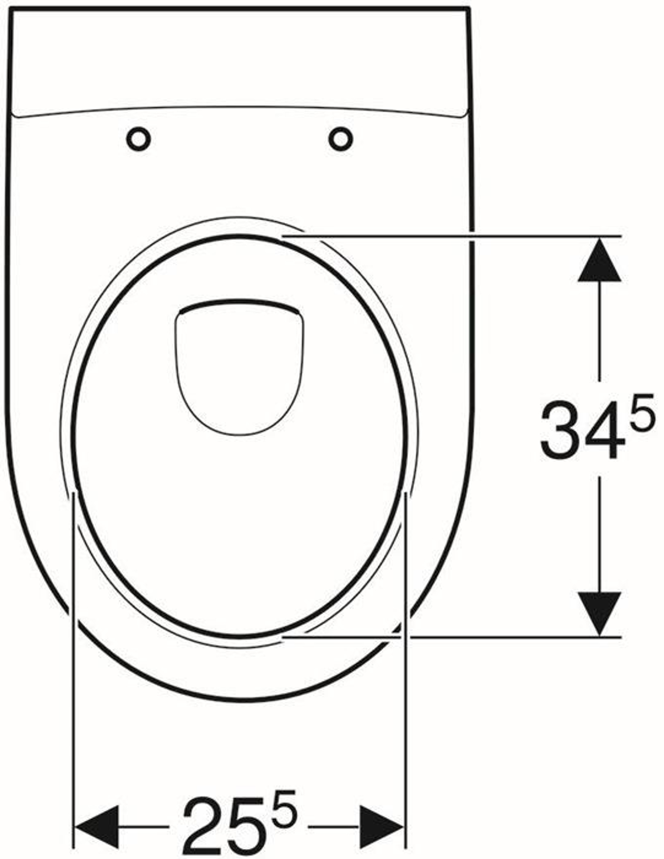 Geberit Wand-Tiefspül-WC iCon Rimfree, g