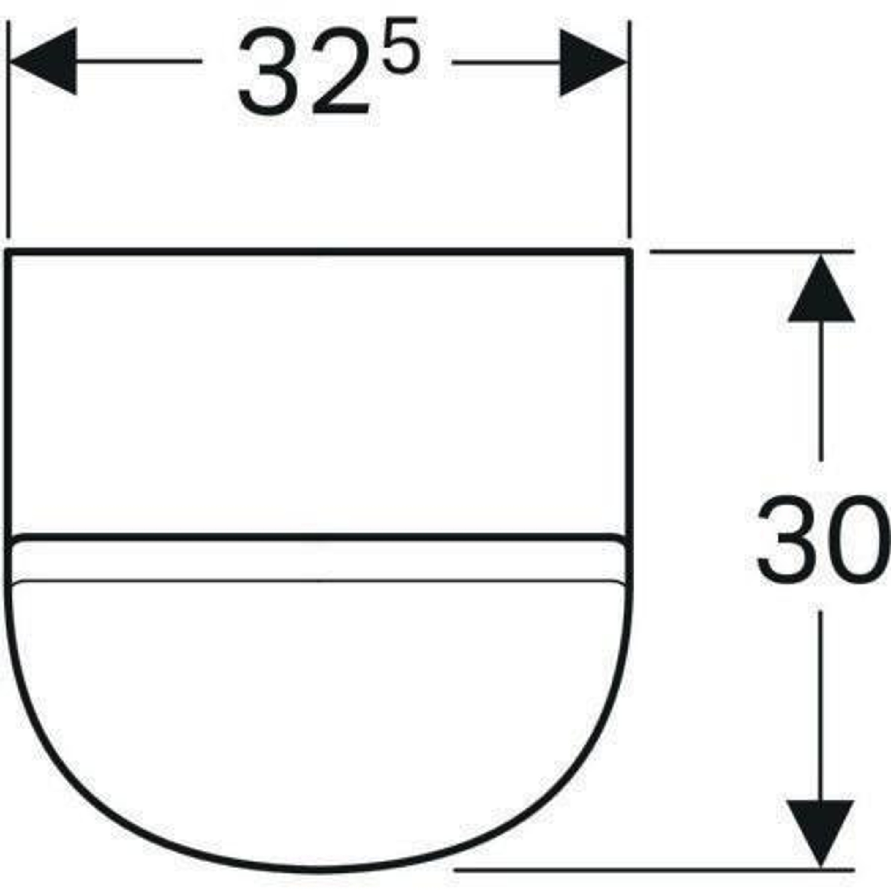 Geberit Urinal RENOVA PLAN m De Zul v hi